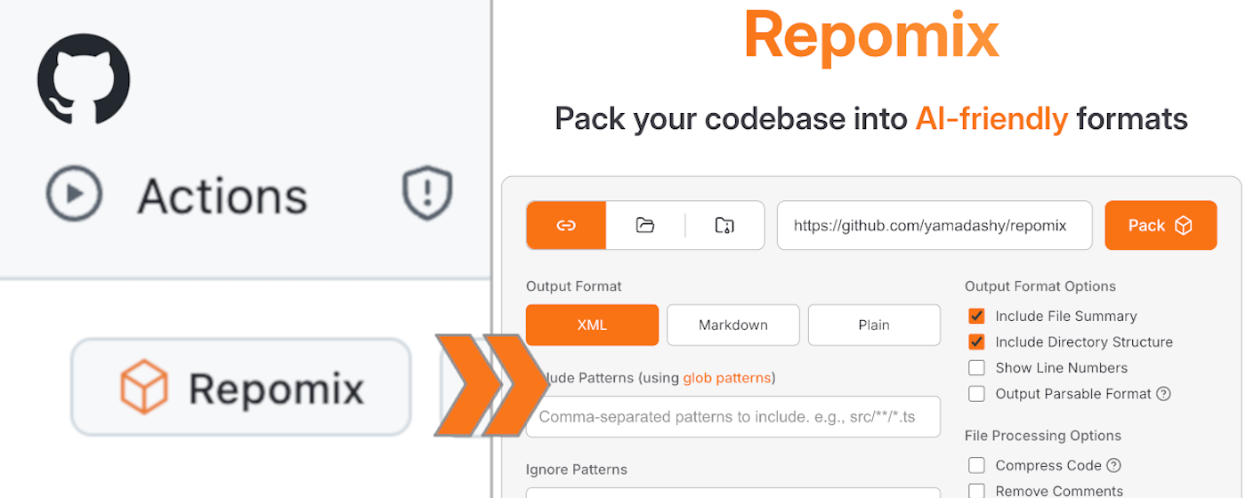 Estensione Browser Repomix